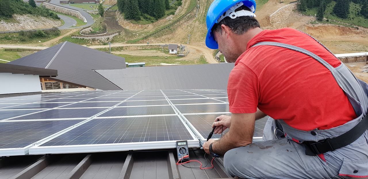 solar panel installation